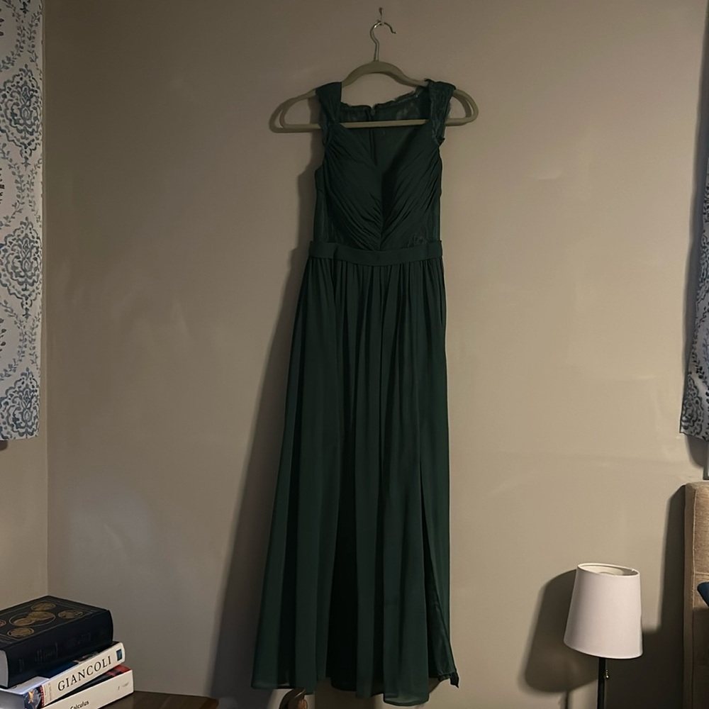 Azazie Suki Size 10 altered for 5 ft 4 in